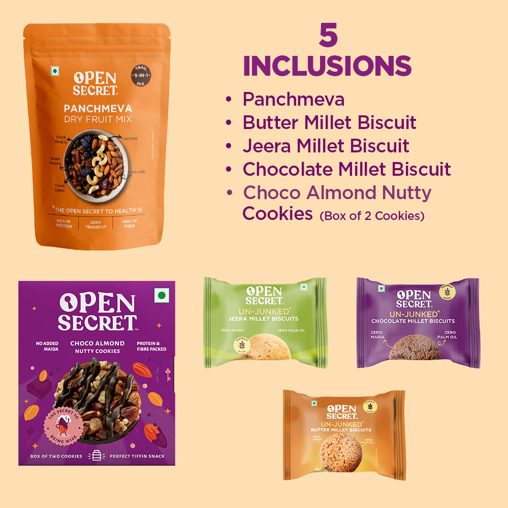 Open Secret Dry Fruits and Cookies Gift Box | Diwali Gifting | Gift Hamper