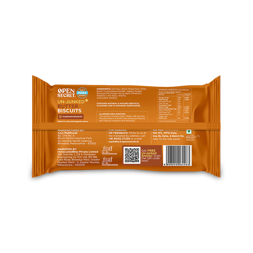 Assorted Unjunked Biscuits Combo (Pack of 12)