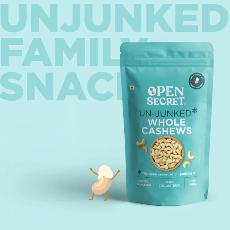 Premium Whole Cashews (501g) - Pack of 2