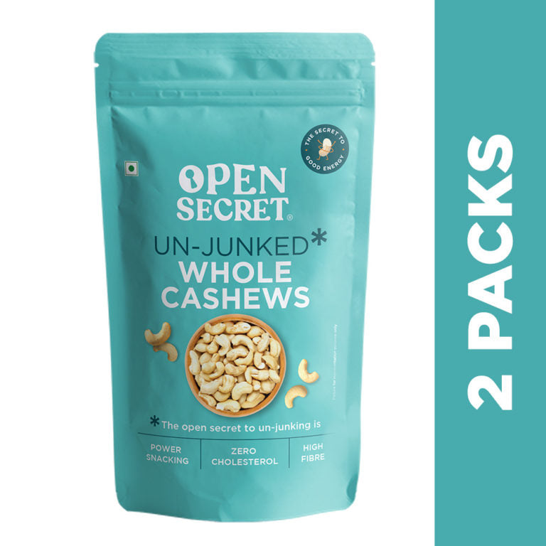 Premium Whole Cashews (501g) - Pack of 2