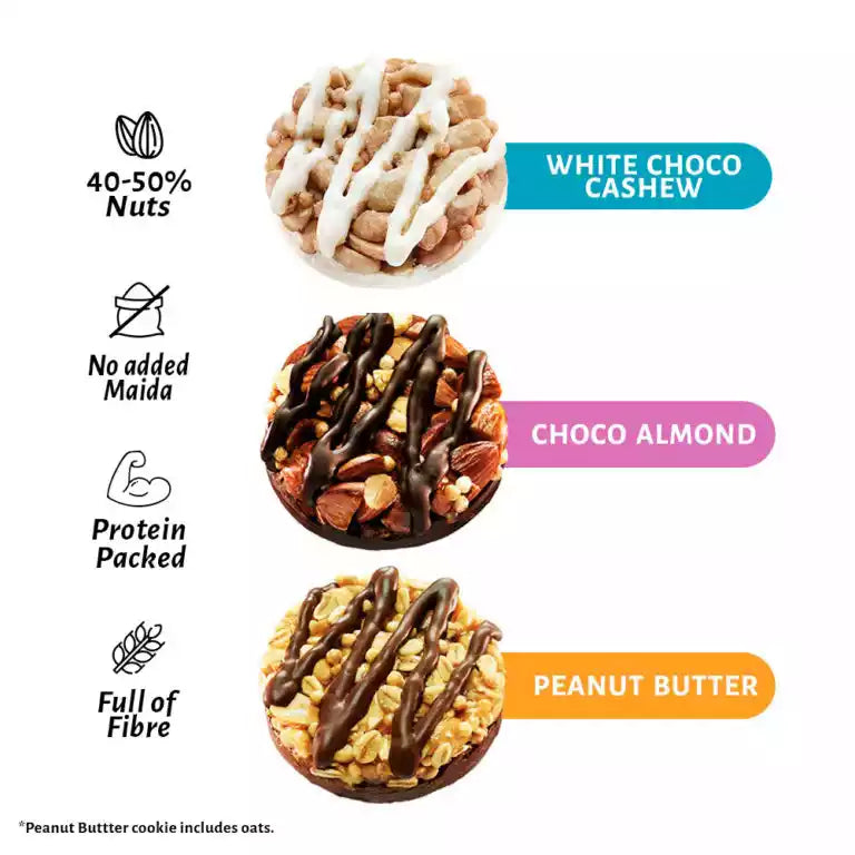 Assorted Story Box - x6 Nutty Cookies