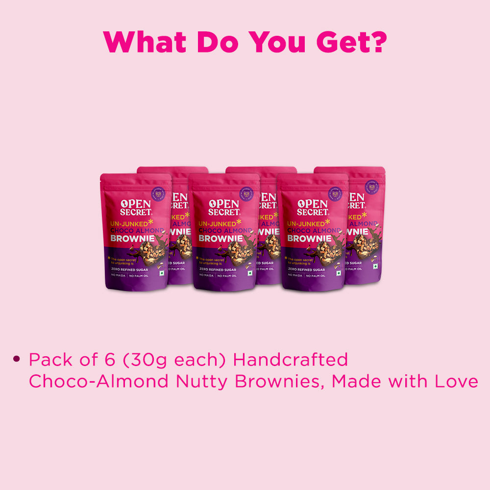 Open Secret Choco Almond Brownies | Rakhi Gift Set For Sister
