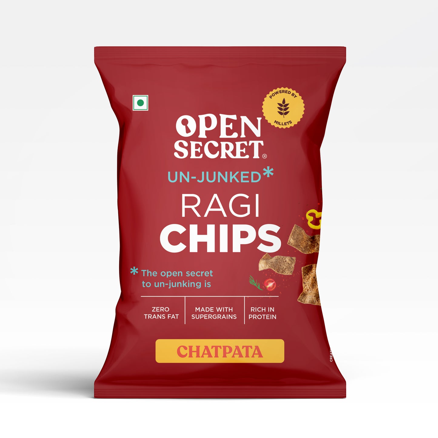 Open Secret Ragi Chips - Chatpata 30g