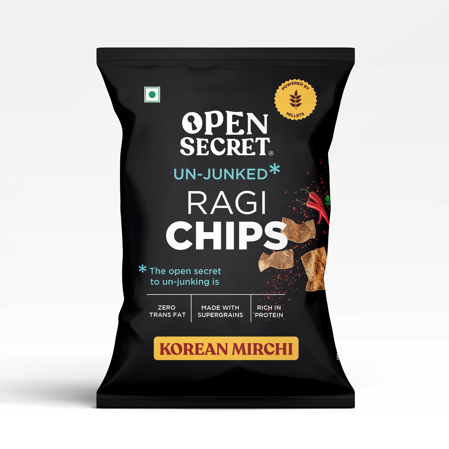 Open Secret Ragi Chips - Korean Mirchi 30g