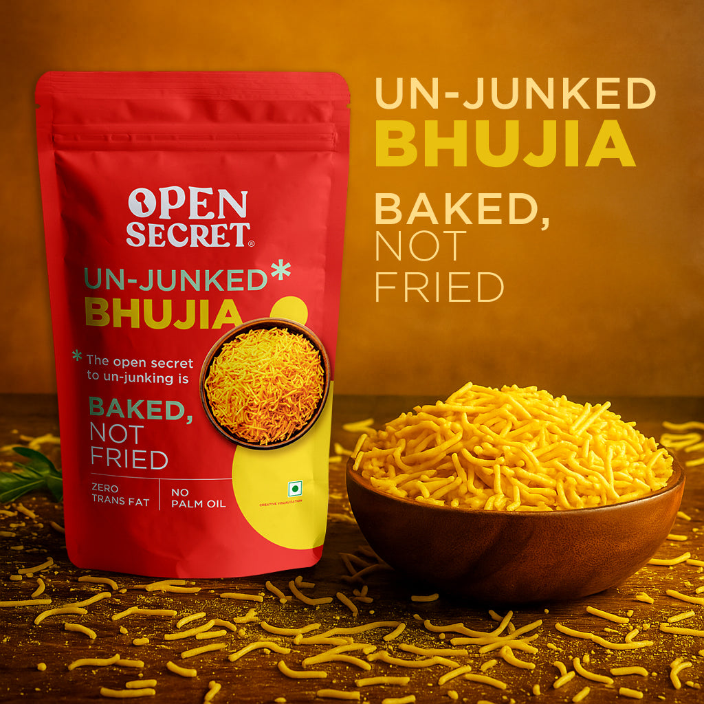 Open Secret Unjunked Bhujia (175g x 2)