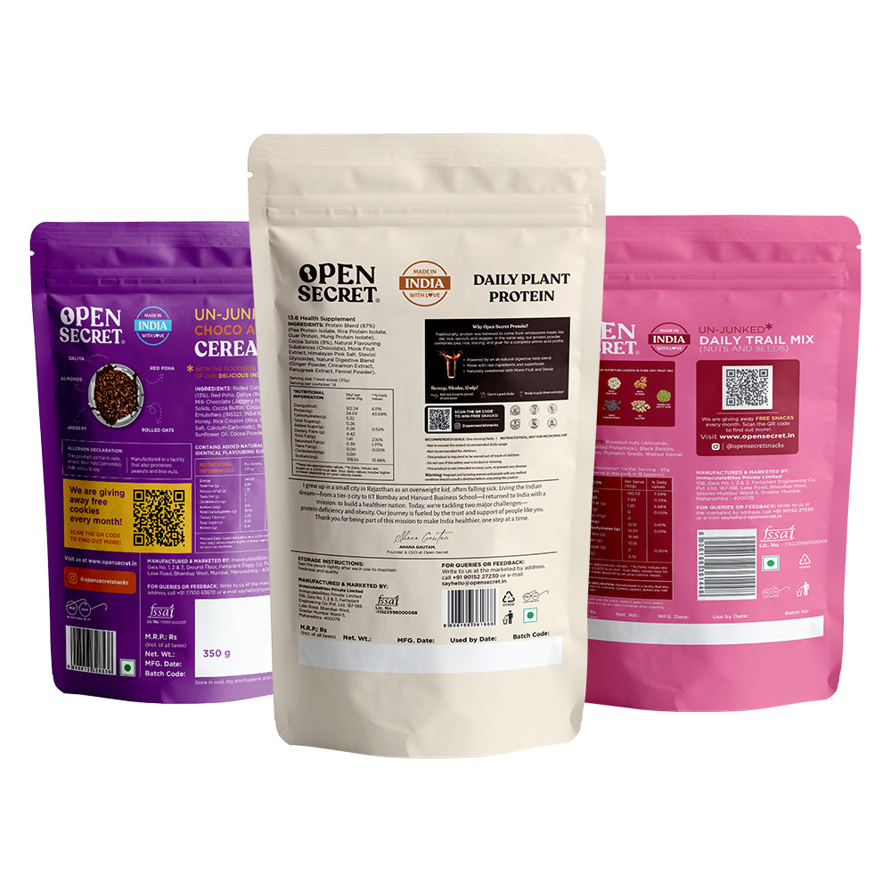 High Protein Breakfast Combo + Free Shaker Worth Rs 500 (Limited Time Offer)