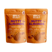 Nutty Almonds : Caramel Sea Salt : 60g (Pack of 2)