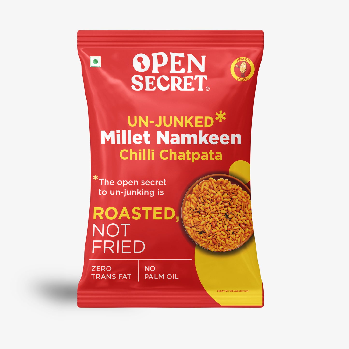 Chilli Chatpata Millet Unjunked Namkeen (100g)
