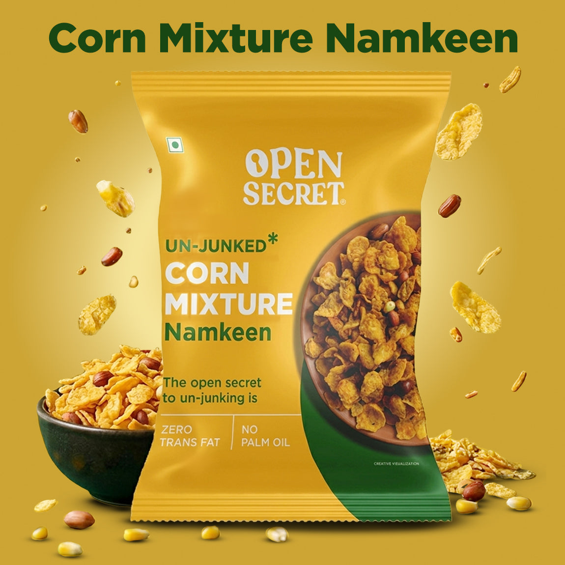 Open Secret Unjunked Corn Namkeen 100g