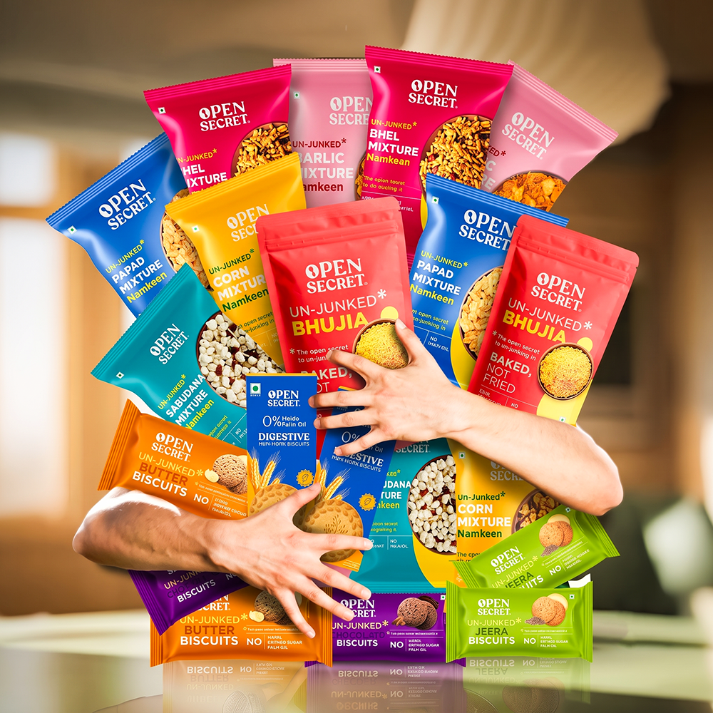 Chai Time Snack Box - 20 Assorted Unjunked Snacks