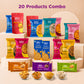 Chai Time Snack Box - 20 Assorted Unjunked Snacks