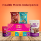 Open Secret Health and Indulgence Collection | Whey Protein | Chocolate Cookies | Choco Almond Brownie | Nutty Mix