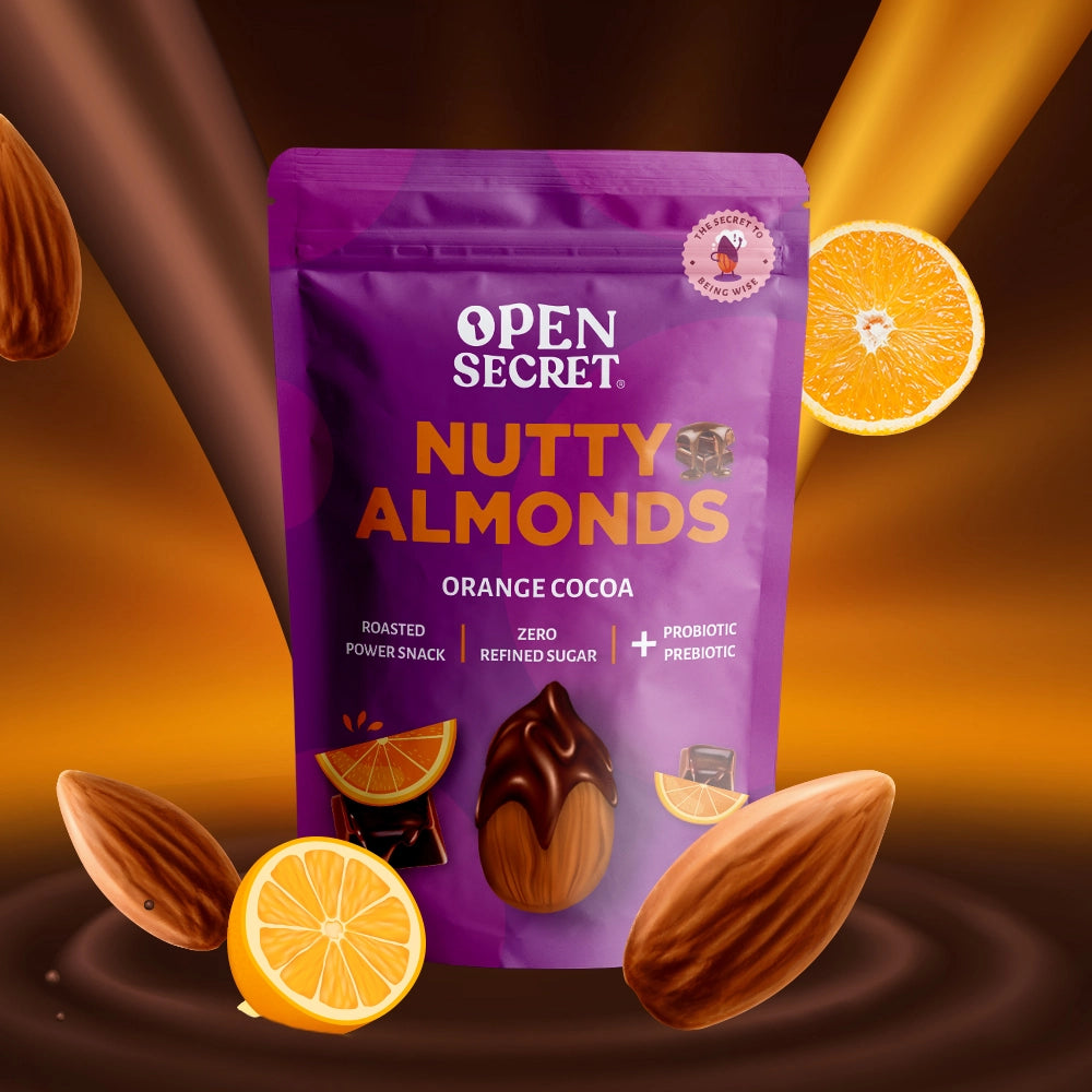 Nutty Almonds - Orange Cocoa (60gms) pack of 3