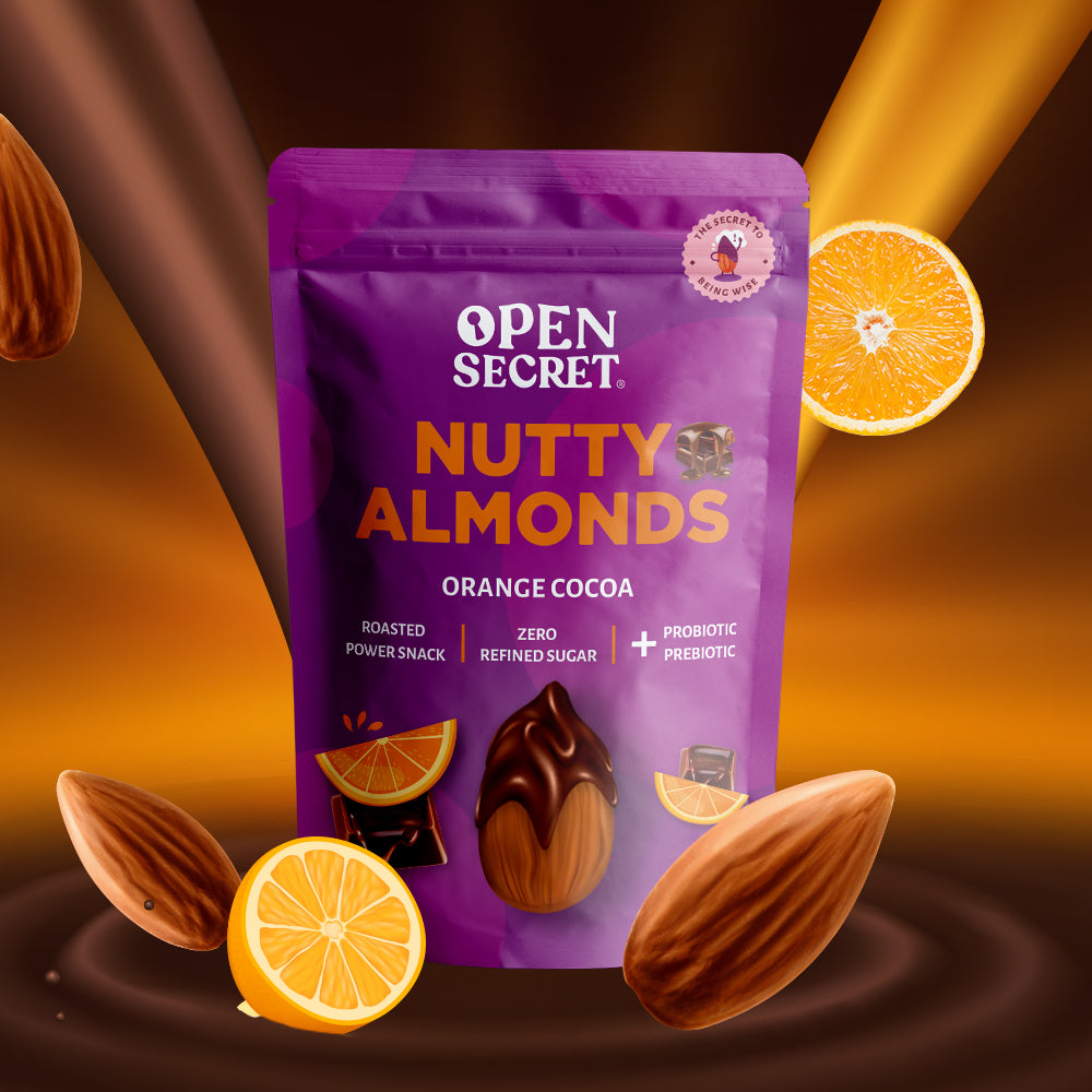 Nutty Almonds- Orange Cocoa-60gms -Pack of 5