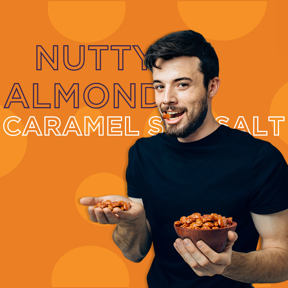 Nutty Almonds- Caramel Sea Salt-60gms-Pack of 3