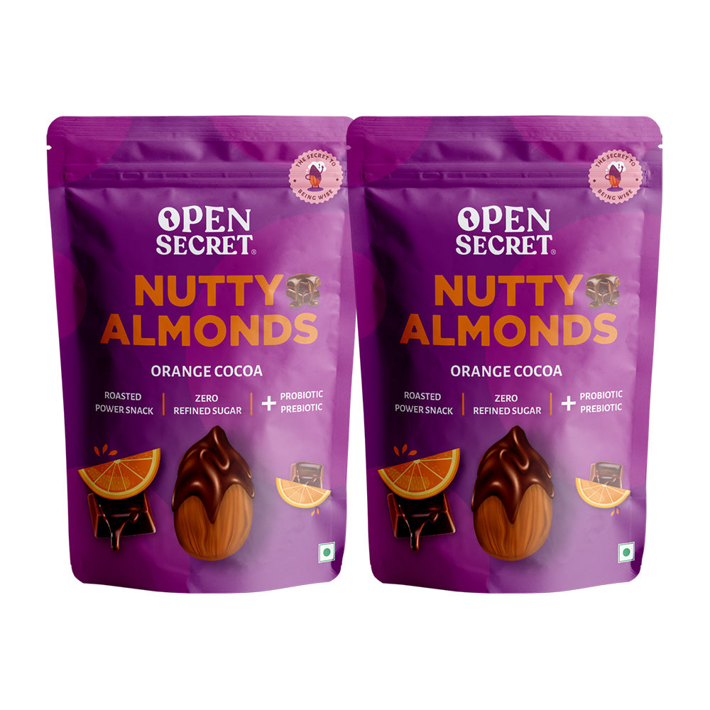 Nutty Almonds : Orange Cocoa : 60g (Pack of 2)