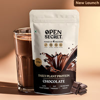 OS Daily Plant Protein In Chocolate Flavor (500gm) + Free Shaker Worth Rs 500