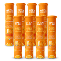 OS Apple Cider Vinegar With The Mother - Pack of 8 (Orange Flavor)