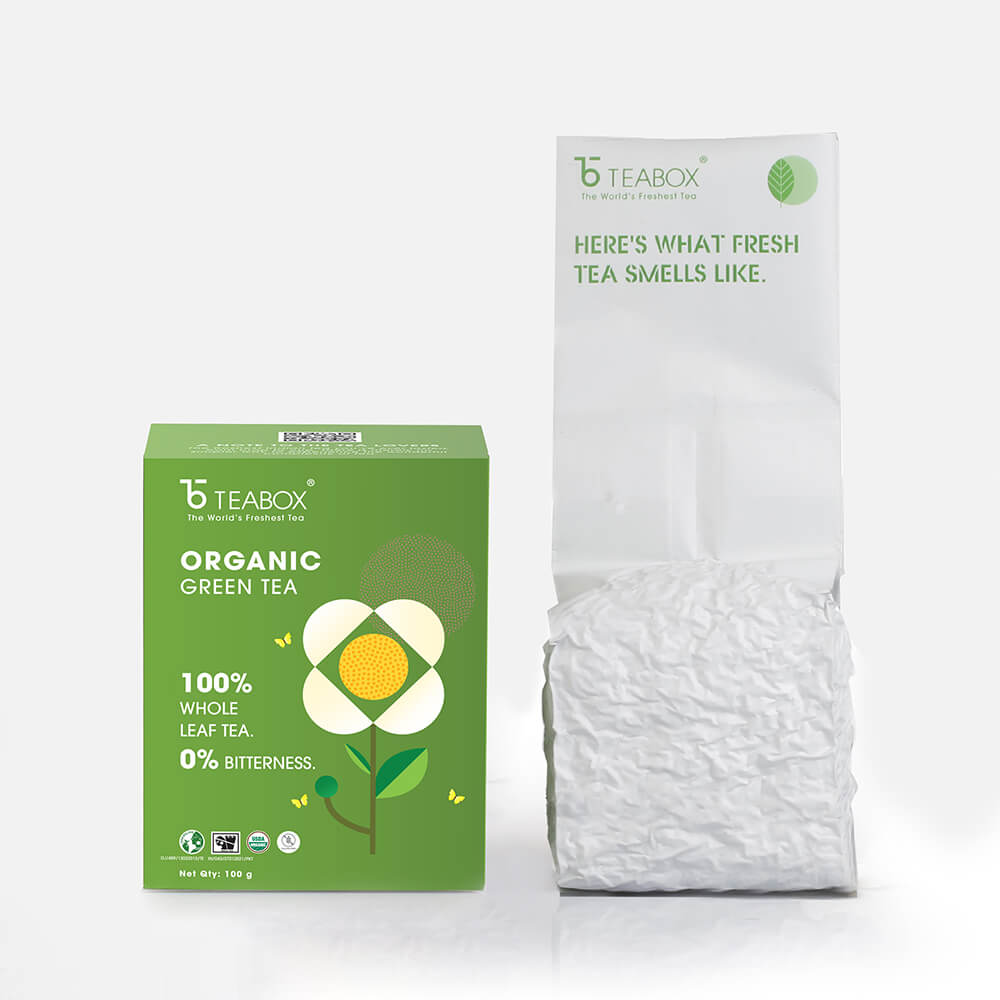 Teabox - Organic Darjeeling Green Tea pack of 2