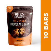 Open Secret Caramel Chocolate Bars - Pack of 10 Bars