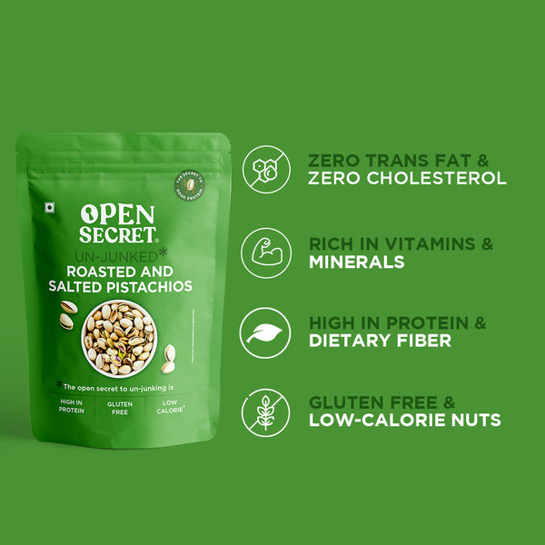 Open Secret Tea Open Secret Unjunked Roasted and Salted Pistachio 200g