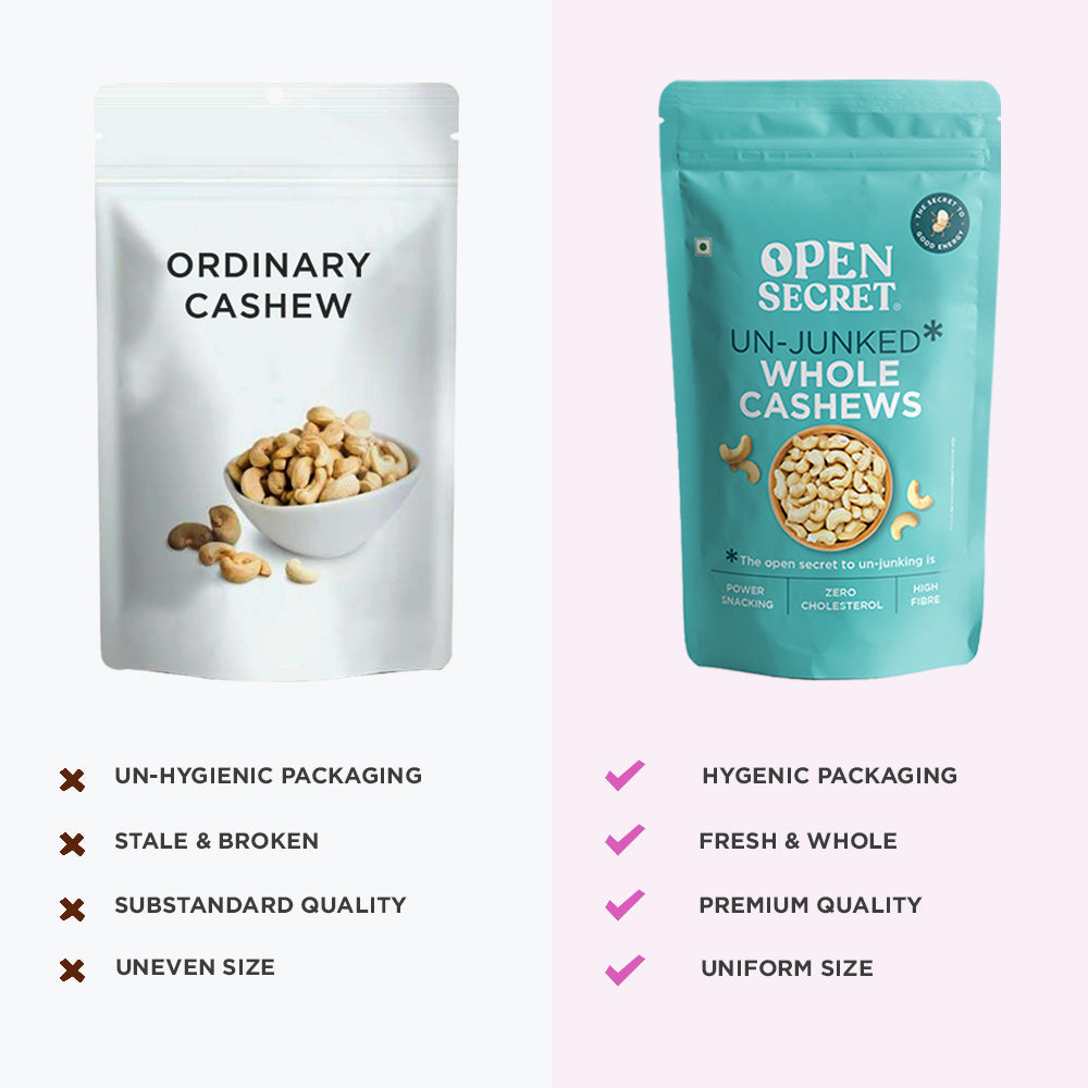 Open Secret Owner Open Secret Premium Whole Cashews 200g
