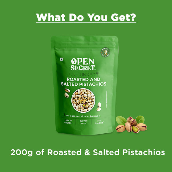 Open Secret Tea Open Secret Unjunked Roasted and Salted Pistachio 200g