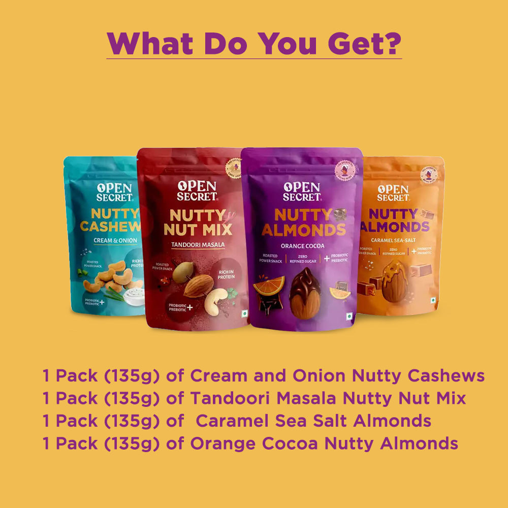 All In One Flavoured Nuts Combo
