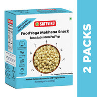 Sattviko - Makhana Snack, Pink Salt Flavor (40g) - Pack of 2